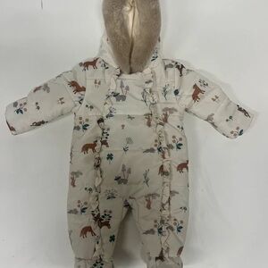 George Kids One Piece with Forest Animal Print